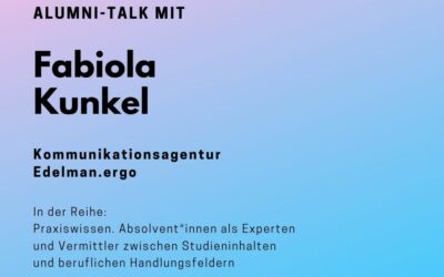 Talk mit Fabiola Kunkel