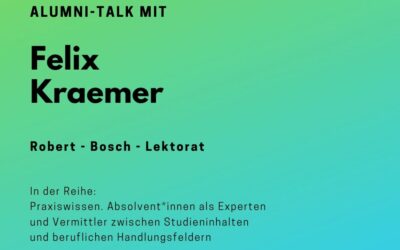Talk mit Felix Kraemer