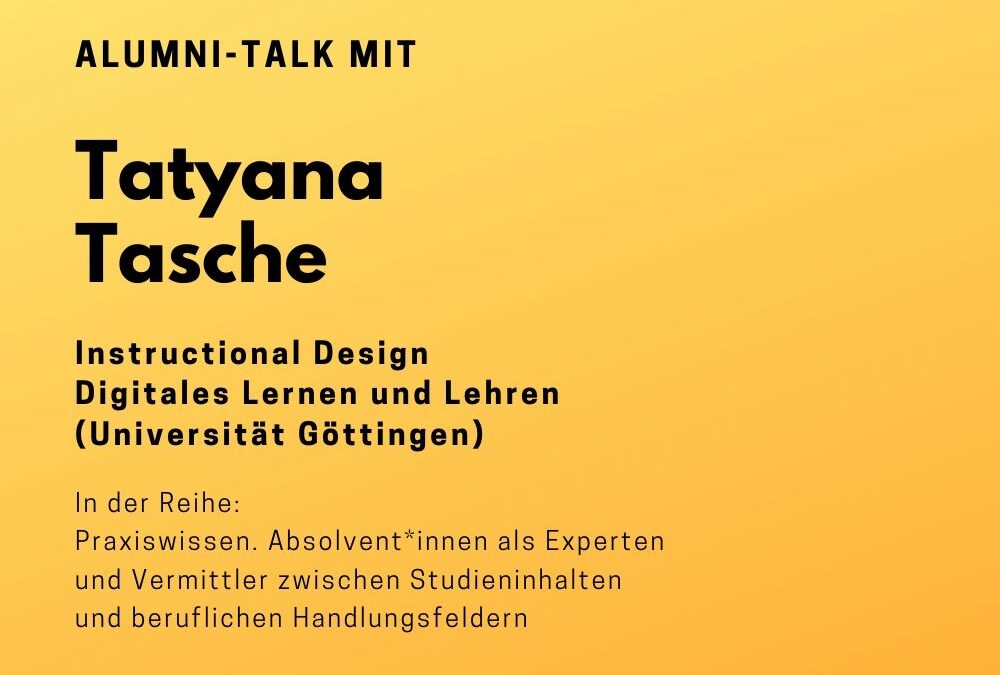Talk mit Tatyana Tasche