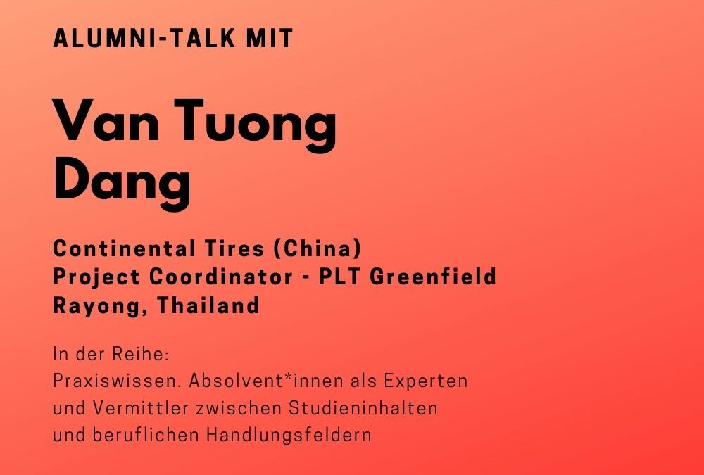 Talk mit Tuong Dang