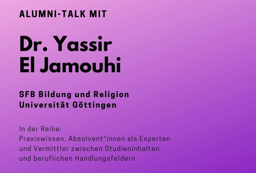 Talk mit Yassir El Jamouhi
