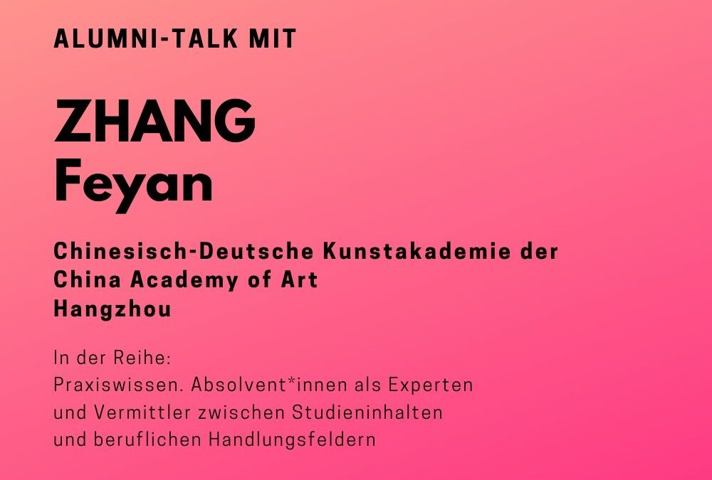 Talk mit ZHANG Feiyan