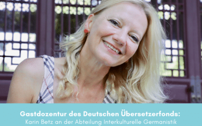 Gastdozentur für literarisches Übersetzen: Karin Betz (Sommersemester 2023)